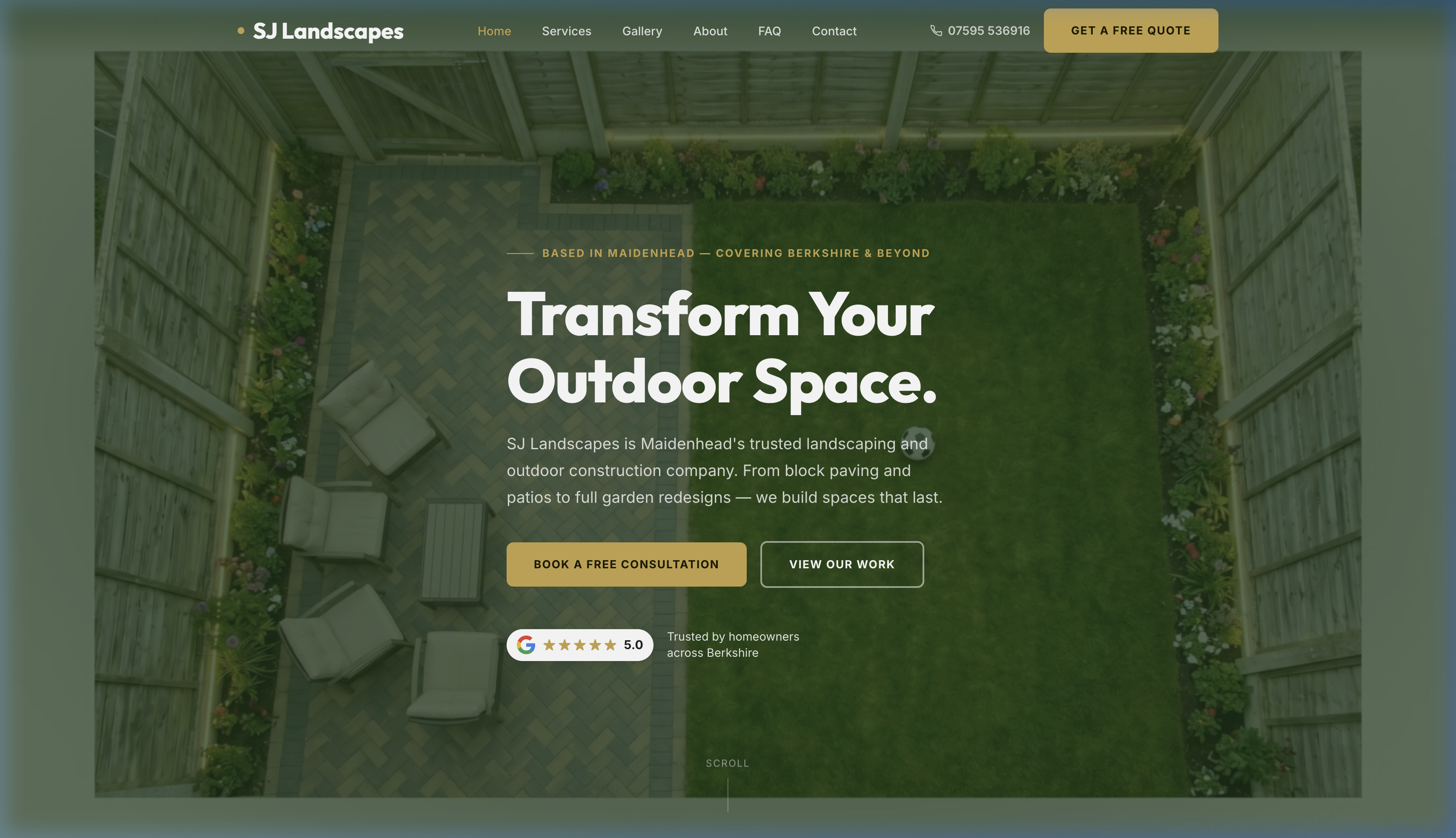 SJ Landscapes — After redesign